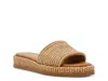 Steve Madden Boardwalk Slide Wonatural Raffia Slip-on Sandal Rhs5789 In Multi