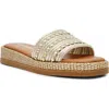 Steve Madden Boardwalk Slide Sandal In Natural Multi