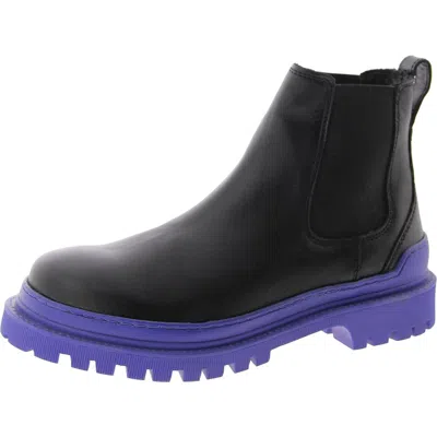 Steve Madden Bodee Mens Leather Lugged Sole Chelsea Boots In Multi ...