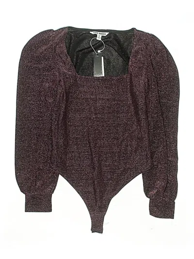 Pre-owned Steve Madden Bodysuit In Burgundy