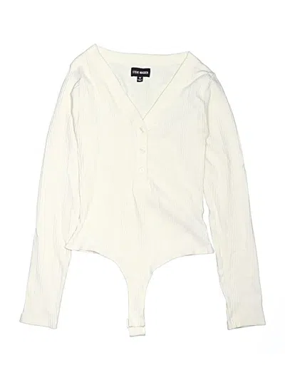 Pre-owned Steve Madden Bodysuit In Ivory