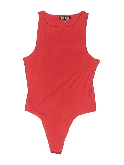 Pre-owned Steve Madden Bodysuit In Red