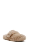 Steve Madden Bohan Faux Fur Mule In Natural