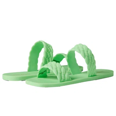Steve Madden Bohemia Flat Sandal Light Green Bohemia-grn Women's