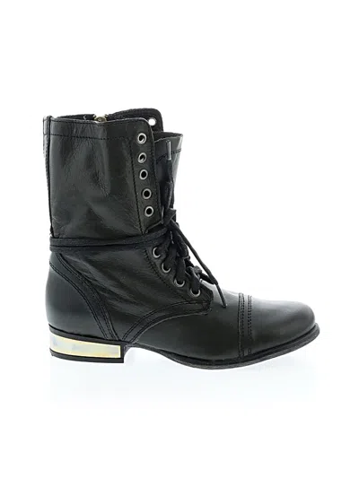 Pre-owned Steve Madden Boots In Black