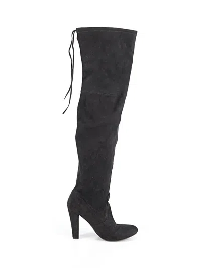 Pre-owned Steve Madden Boots In Black