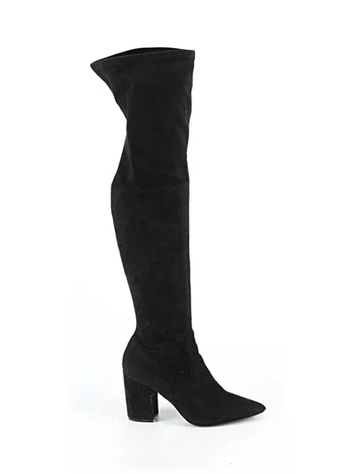 Pre-owned Steve Madden Boots In Black