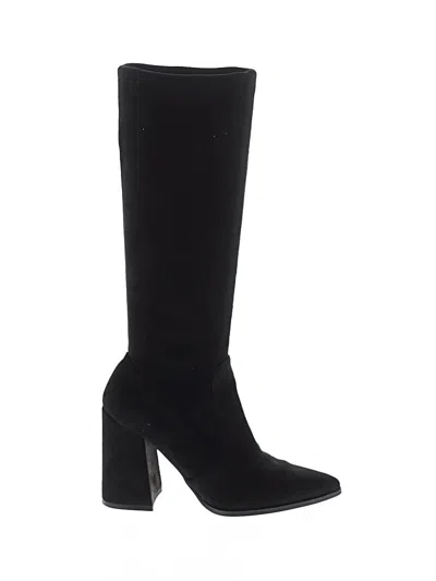 Pre-owned Steve Madden Boots In Black