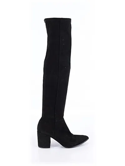Pre-owned Steve Madden Boots In Black
