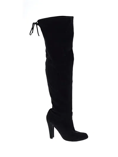 Pre-owned Steve Madden Boots In Black