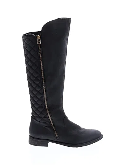 Pre-owned Steve Madden Boots In Black