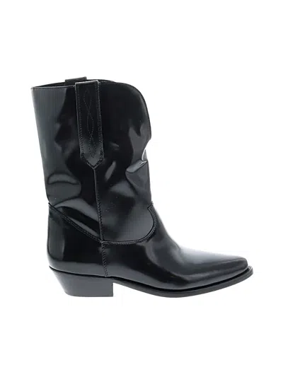 Pre-owned Steve Madden Boots In Black