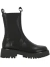 Steve Madden Disclose Ankle Boots In Black Leat