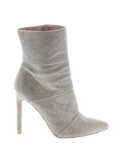 Pre-owned Steve Madden Boots In Silver