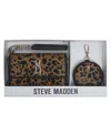 Steve Madden Boxed Embellished Carina Crossbody Wallet In Brown