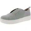 Steve Madden Brad Womens Laceless Faux Suede Slip-on Sneakers In Green