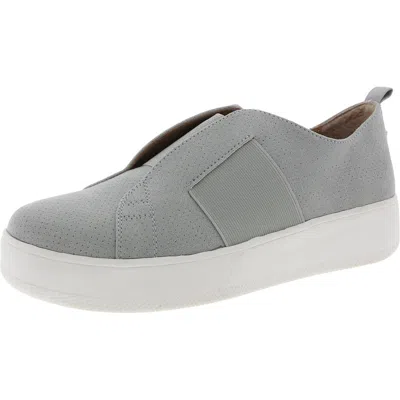Steve Madden Brad Womens Laceless Faux Suede Slip-on Sneakers In Green