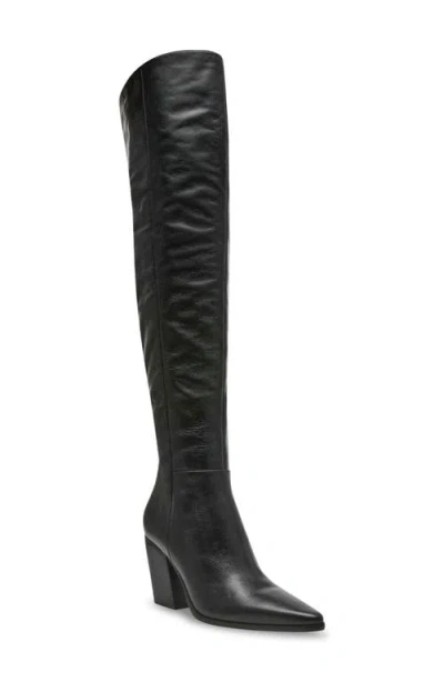 Steve Madden Bramble Over The Knee Boot In Black