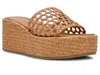 Steve Madden Brandy Platform Wedge Slide Sandal In Multi