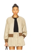 Steve Madden Bray Jacket In Brown