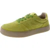 Steve Madden Brayan Womens Suede Lace-up Casual And Fashion Sneakers In Green