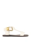 Steve Madden Brazinn Gladiator Sandal In White
