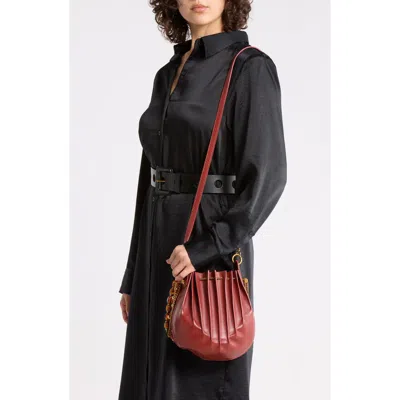 Steve Madden Briar Bucket Crossbody Bag In Red