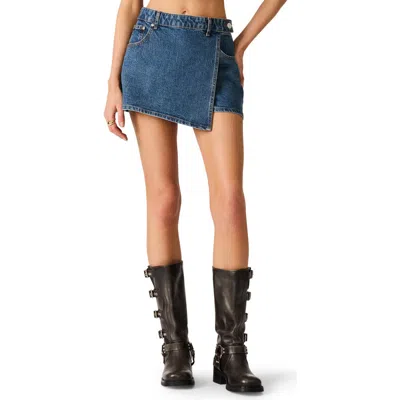 Steve Madden Brightin Denim Skort In Blue