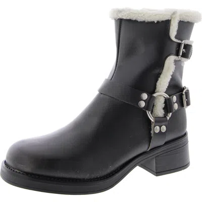 Steve Madden Brixton Womens Zipper Round Toe Booties In Multi