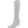 Steve Madden Bronco Womens Faux Leather Pointed Toe Knee-high Boots In Multi