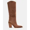 Steve Madden Bronty Taupe Suede In Brown