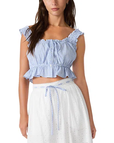 Steve Madden Brooklyn Top In Blue