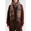 Steve Madden Brushed Twill Scarf In Multi