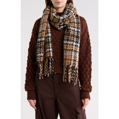 Steve Madden Brushed Twill Scarf In Multi