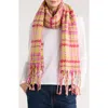 Steve Madden Brushed Twill Scarf In Pink