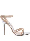 Steve Madden Bryanna Strappy Metallic Sandals In Gold