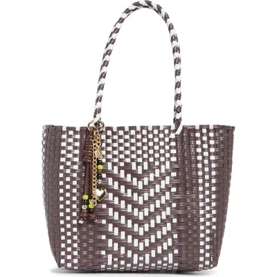 Steve Madden Bsunny Woven Tote In Brown