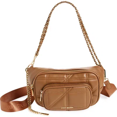 Steve Madden Bswing Quilted Convertible Sling Bag In Toffee | ModeSens
