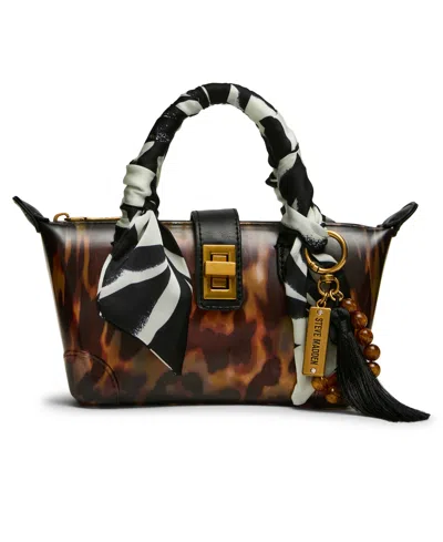 Steve Madden Btatiana Jelly Small Top Handle Crossbody Handbag In Brown
