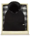 Steve Madden Buffalo Blaze Beanie And Scarf Gift Set, 2-piece Set In Multi