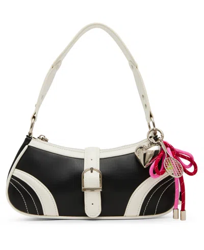 Steve Madden Bveloce Small Shoulder Bag With Charms In Black
