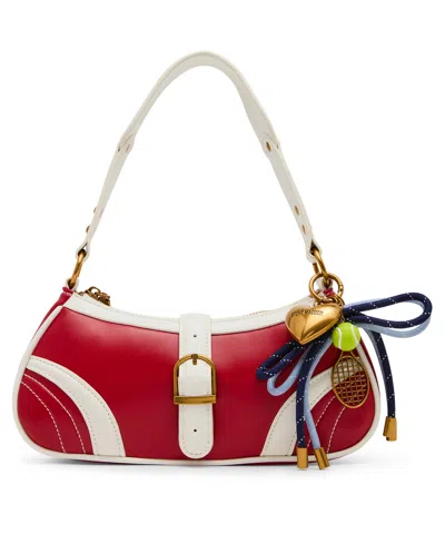 Steve Madden Bveloce Small Shoulder Bag With Charms In Red
