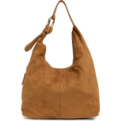 Steve Madden Bxena Hobo Bag & Pouch In Ochre Faux Suede
