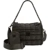 Steve Madden Bylon Quilted Crossbody Bag In Black