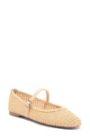 Steve Madden Caeli Mary Jane Flat In Natural