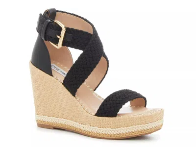 Steve Madden Cali Wedge Sandal In Black