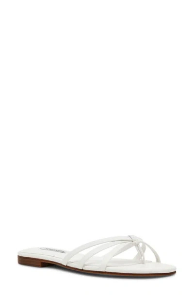 Steve Madden Calissi Flip Flop In White