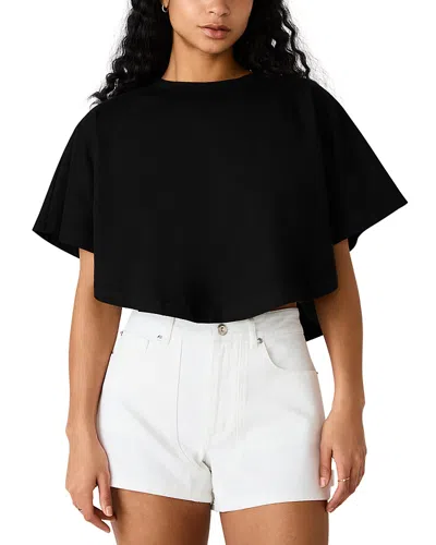 Steve Madden Callum Knit Top In Black