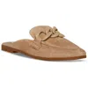 Steve Madden Cally Womens Chain Slip On Mules In Beige