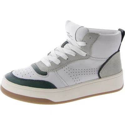 Steve Madden Calypso Womens Mixed Media High-top Casual And Fashion Sneakers In Multi
